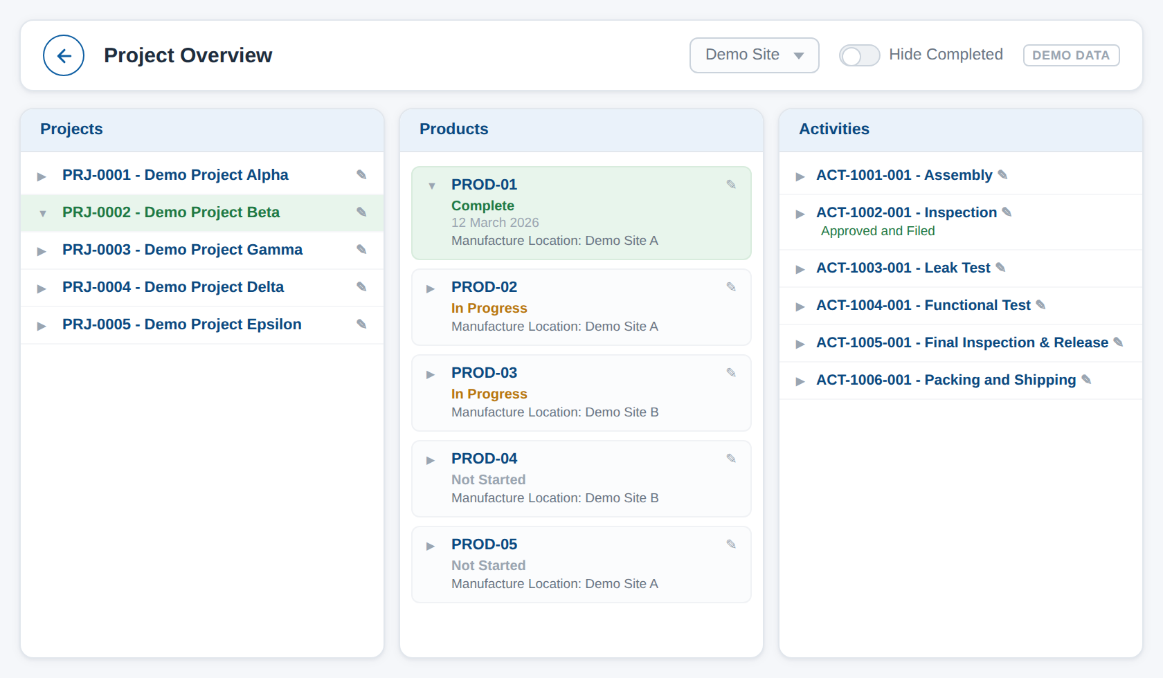 Power Apps example screenshot 1