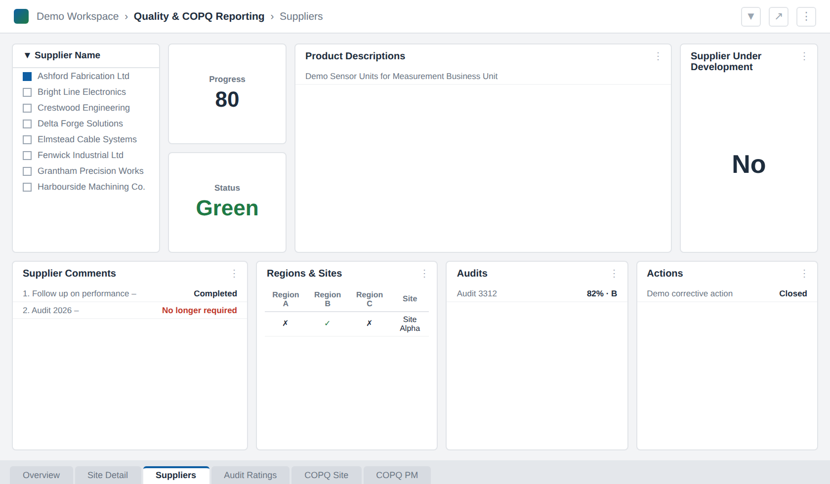 Power BI example screenshot 5
